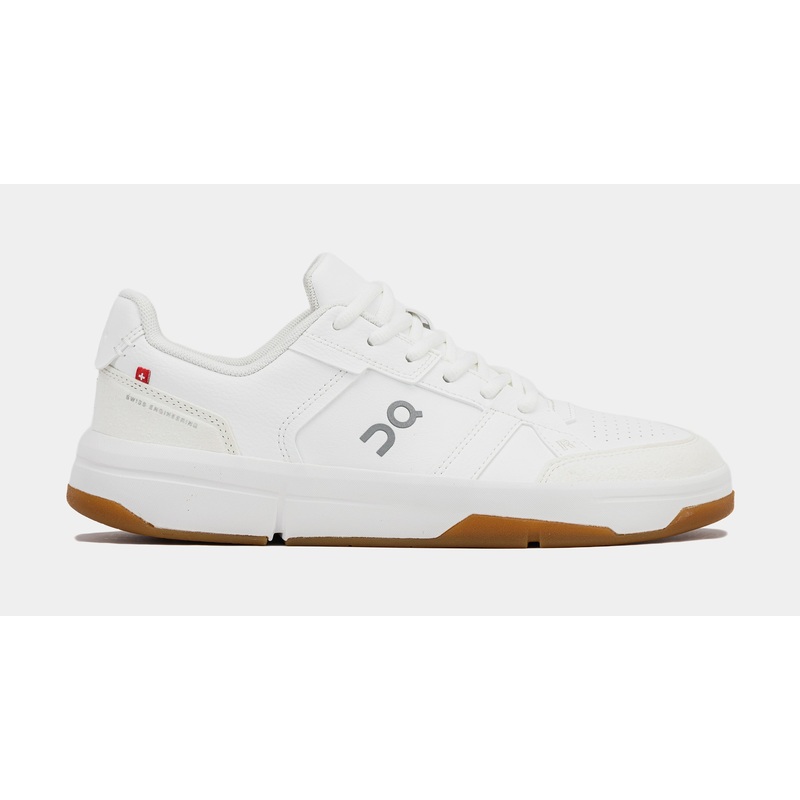 The Roger Mens Running Shoes (White/Gum)