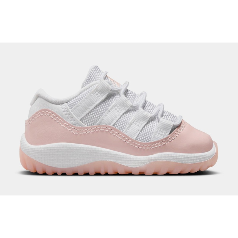 Air Jordan 11 Retro Low Legend Pink Infant Toddler Lifestyle Shoes (White/Legend Pink)
