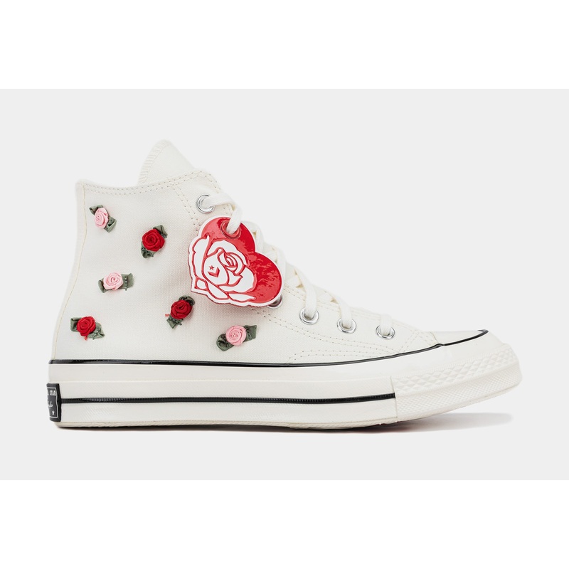 Chuck 70 Roses Mens Lifestyle Shoes (White/Red)