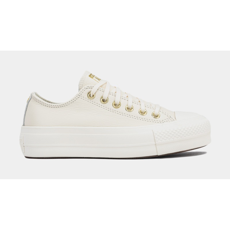 Chuck Taylor All Star Lift Womens Lifestyle Shoes (White/Gold)