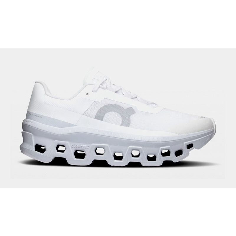 Cloudmonster Womens Running Shoes (White/Blue)