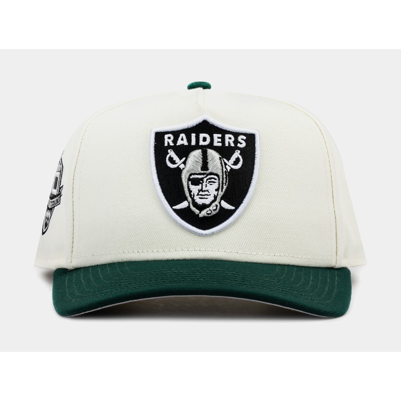 Exclusive Las Vegas Raiders 50 950AF Snapback Mens Hat (Beige/Green)