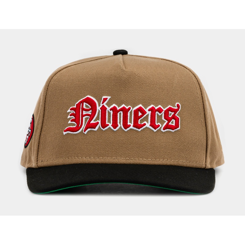 Exclusive San Francisco 49ers Khaki 950AF Snapback Mens Hat (Khaki/Red)