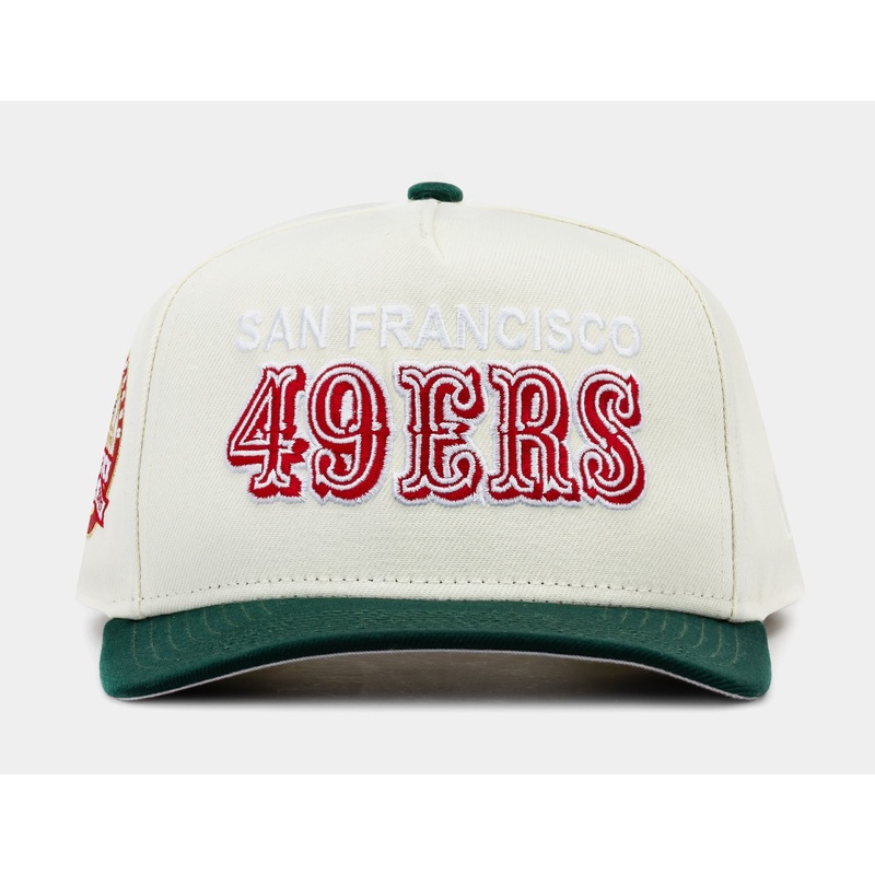 Exclusive San Francisco 49ers Red Chrome 950AF Snapback Mens Hat (White/Red)
