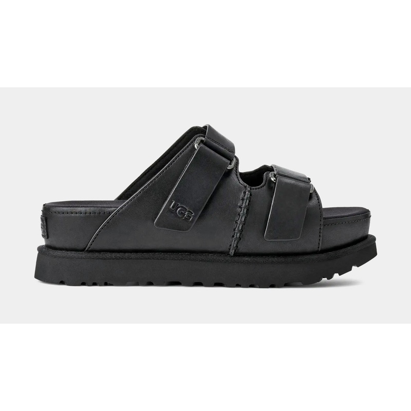 Goldenstar Hi Slide Womens Sandals (Black)