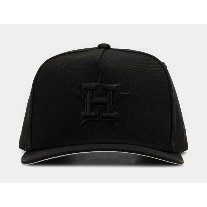 Houston Astros 950AF Snapback Mens Hat (Black/Black)