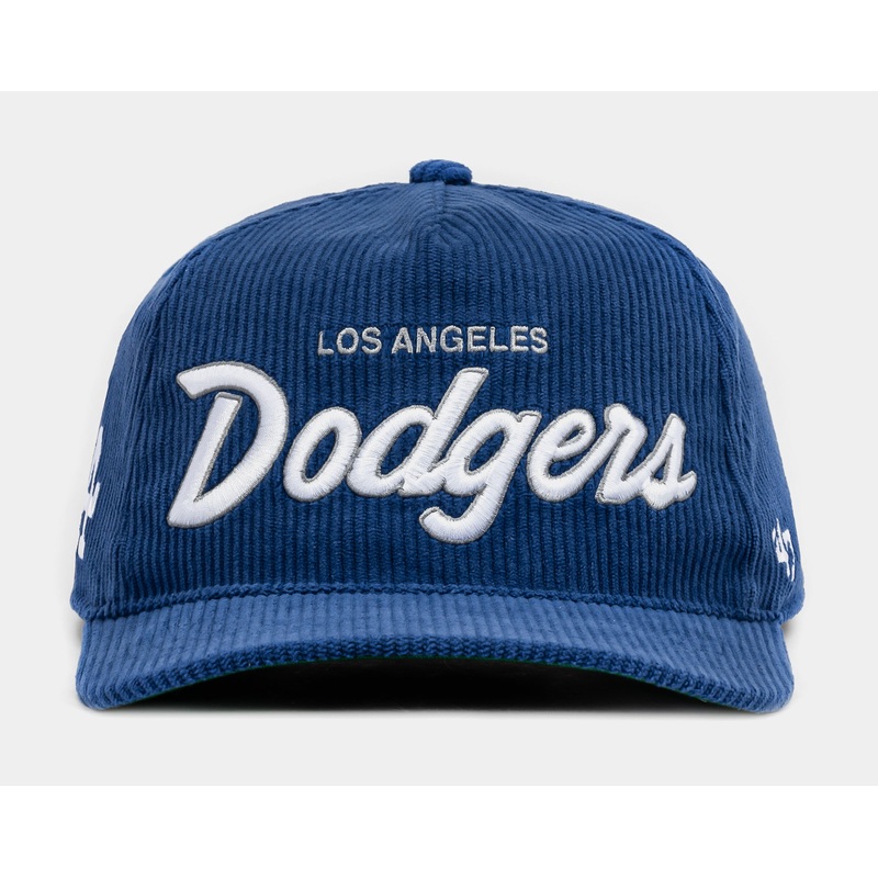 Los Angeles Dodgers Corduroy Mens Snapback (Blue/White)