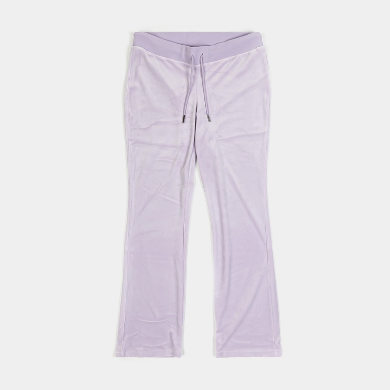 Og Big Bling Velour Womens Track Pants (Violet)