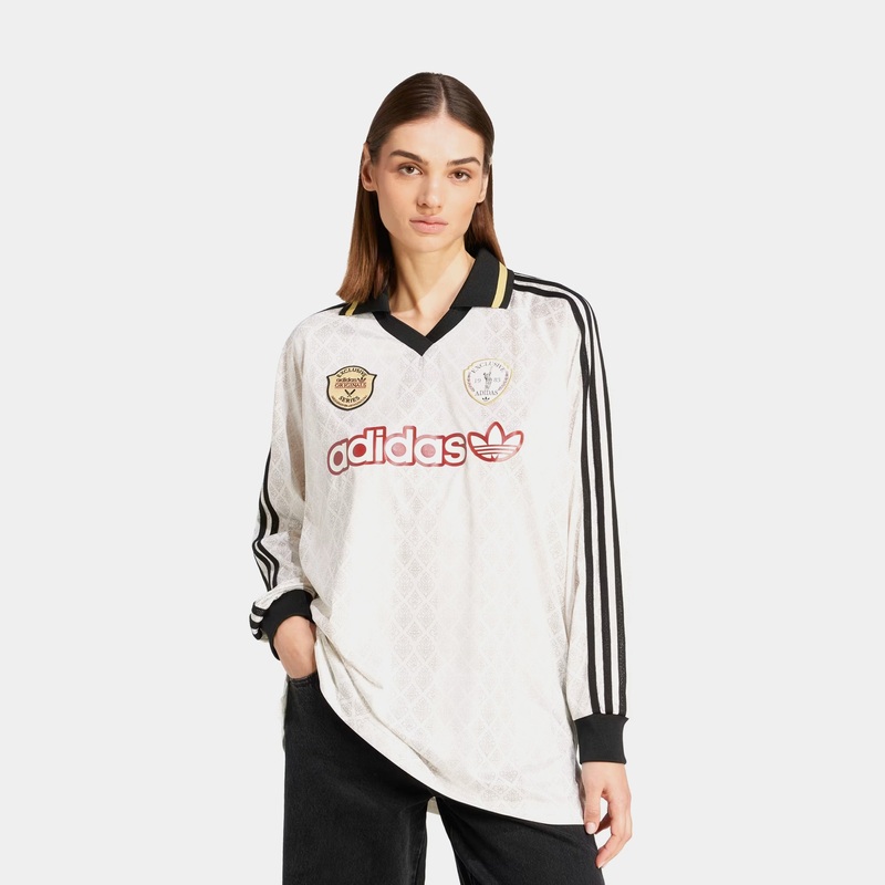 Originals Retro Cricket Womens Jersey (Off White)