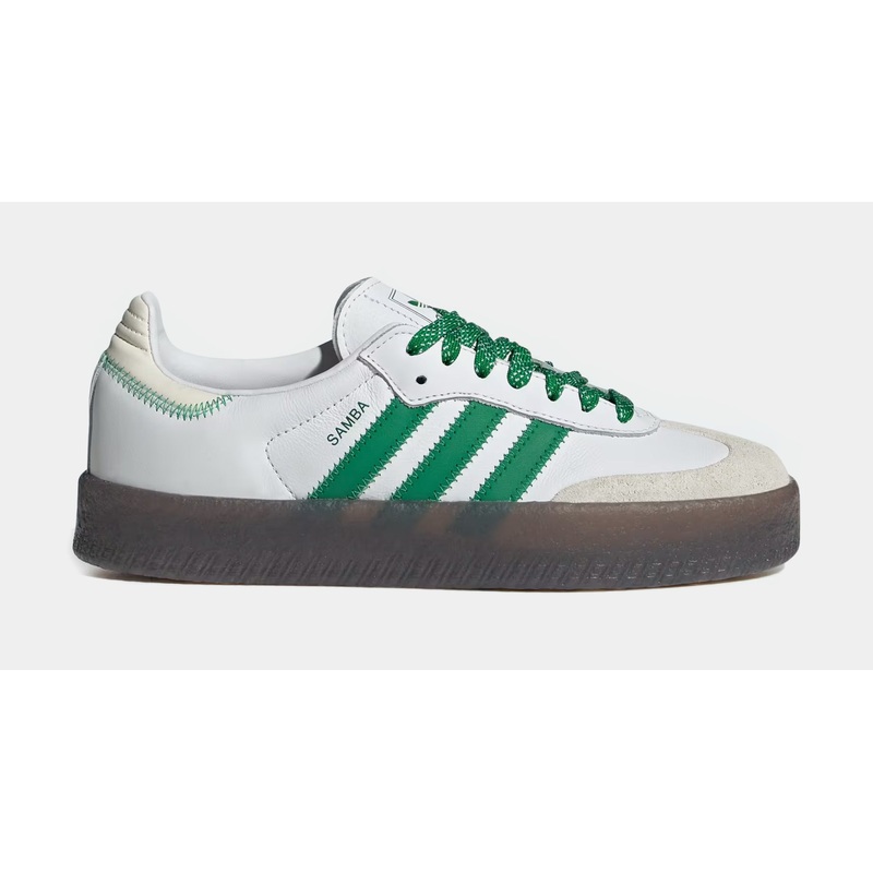 Sambae Womens Lifestyle Shoes (White/Green/Off White)