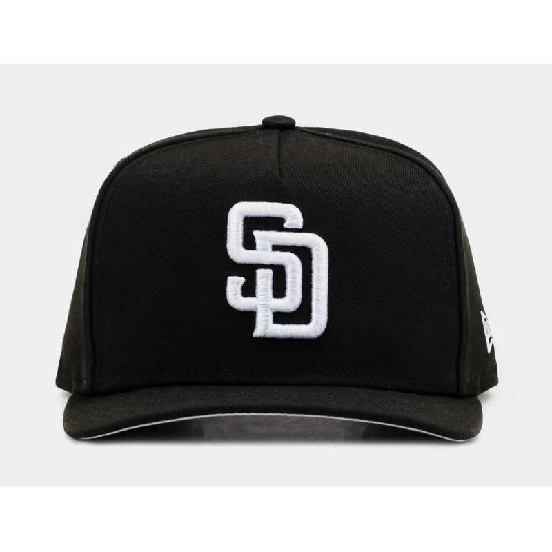 San Diego Padres 950AF Snapback Mens Hat (Black/White/Black)