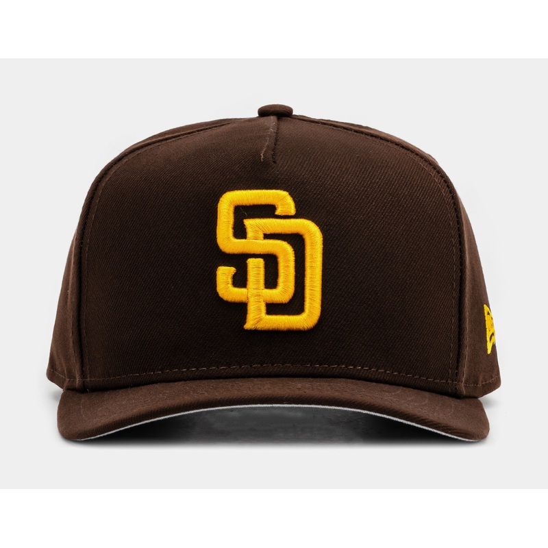 San Diego Padres Classic 950AF Snapback Mens Hat (Brown/Yellow)