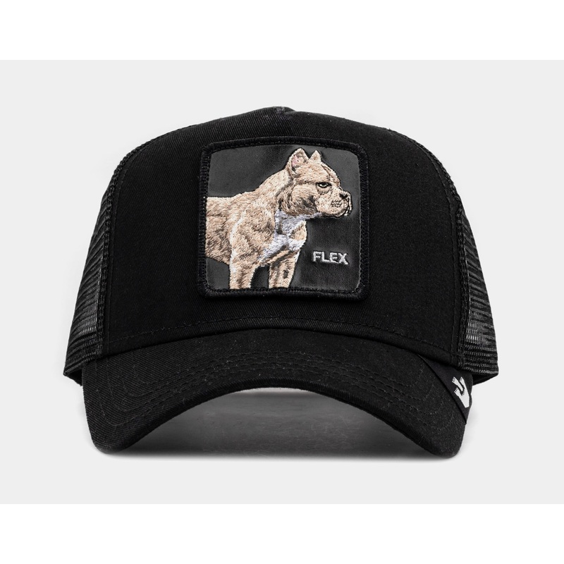 The Flex Pitbull Trucker Mens Hat (Black)