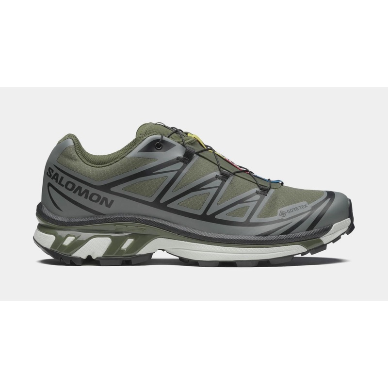 XT 6 Gore Tex Mens Running Shoes (Olive Night/Sedona Sage/Black)