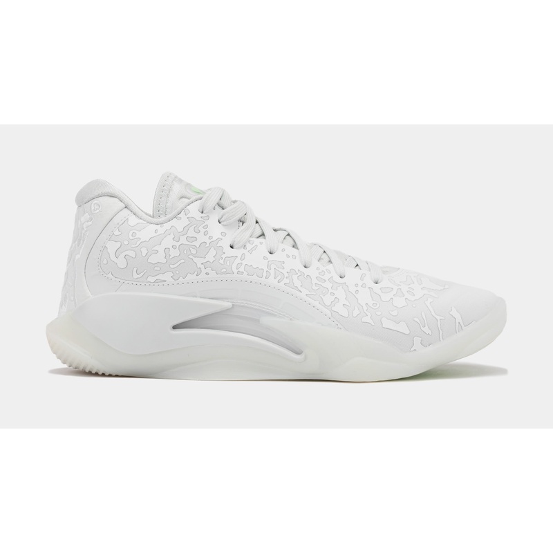 Zion 3 Vapor Green Grade School Basketball Shoes (White/Vapor Green/Off White/Pink Foam)