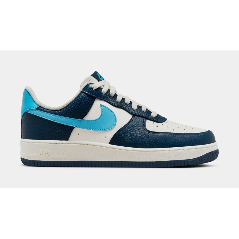 Air Force 1 ’07 Armory Navy Mens Lifestyle Shoes (Armory Navy/Baltic Blue/Sail/Pale Ivory)