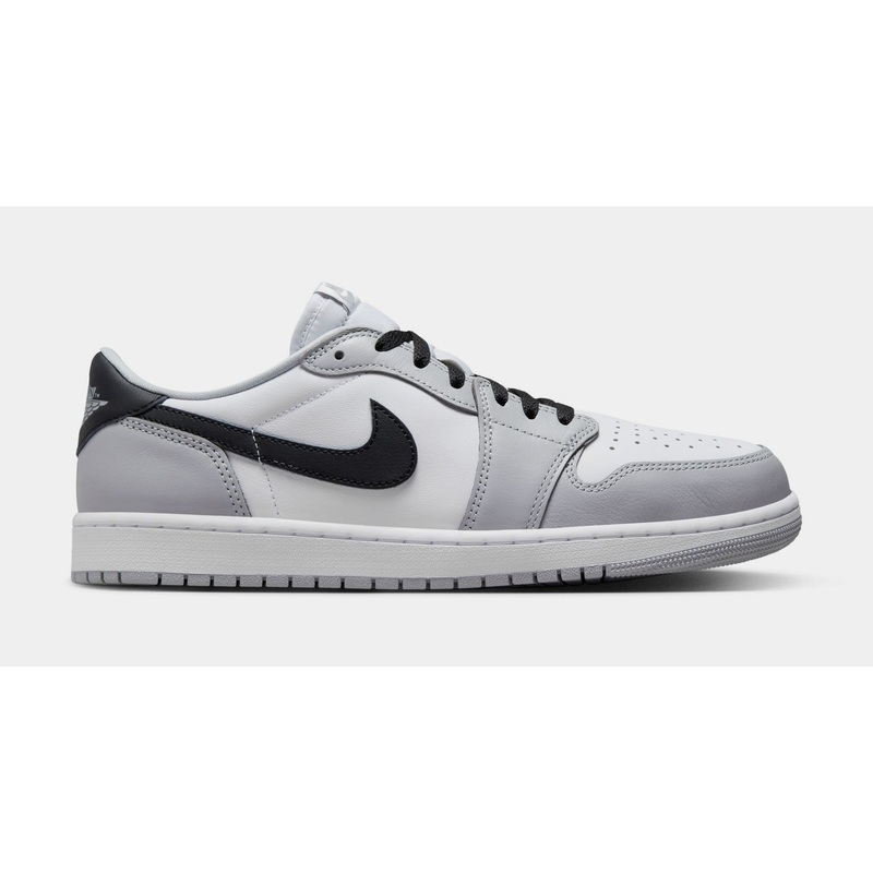 Air Jordan 1 Retro Low OG Wolf Grey Mens Lifestyle Shoes (White/Black/Wolf Grey)