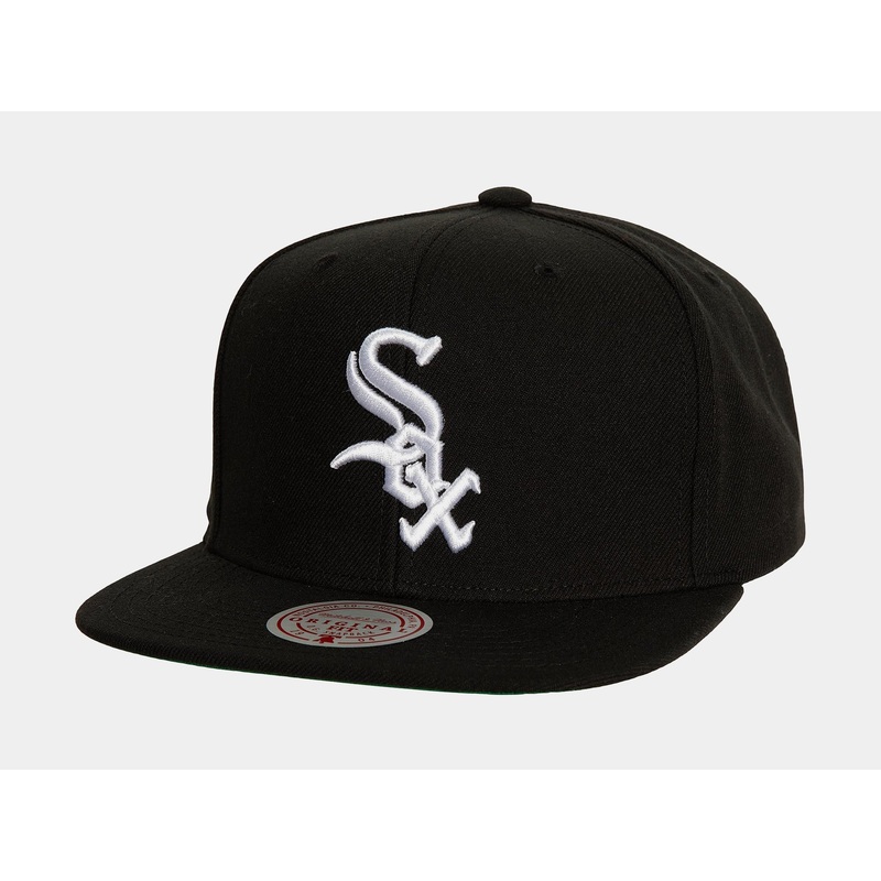 Chicago White Sox Classic Snapback Mens Hat (Black/White)