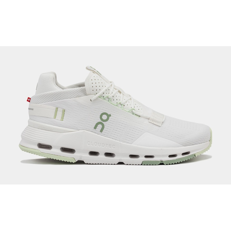 Cloudnova 2 Womens Running Shoes (White/Sage)