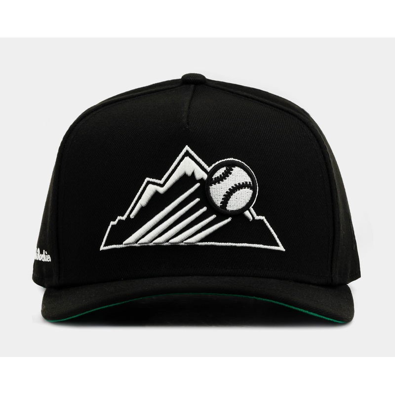 Exclusive Colorado Rockies 950AF Snapback Mens Hat (Black/White)