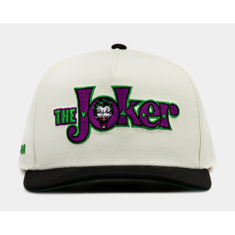 Exclusive Joker Curve 950AF Snapback Mens Hat (Beige/Purple/Green)