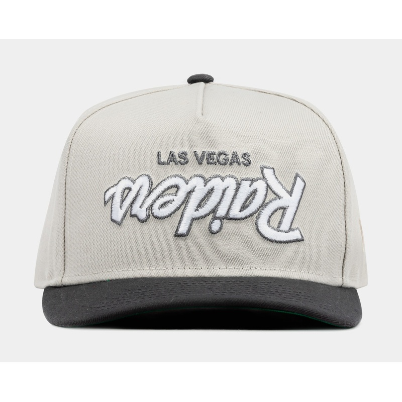Exclusive Las Vegas Raiders 2 Tone Storm 950AF Snapback Mens Hat (Grey/Black)