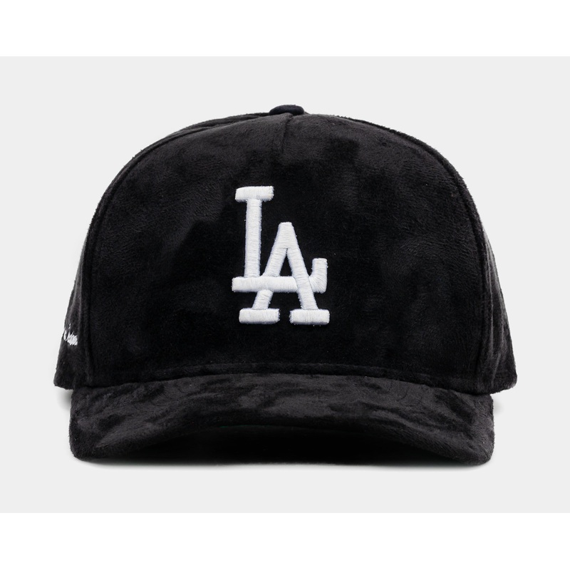 Exclusive Los Angeles Dodgers Black Suede 950AF Snapback Mens Hat (Black)