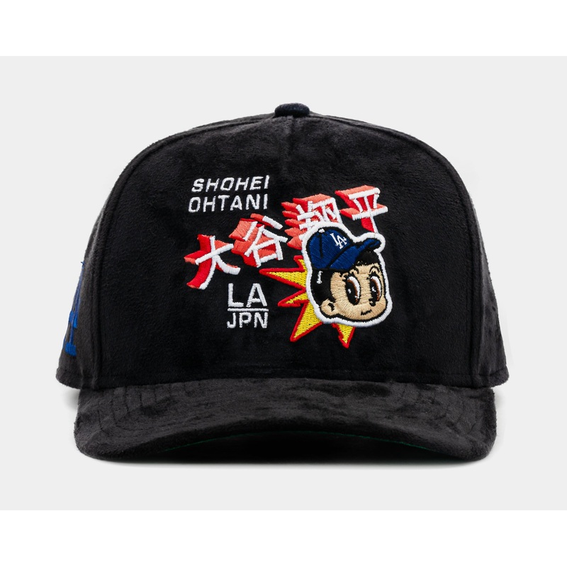 Exclusive Los Angeles Dodgers Ohtani 950AF Snapback Mens Hat (Black/Blue)