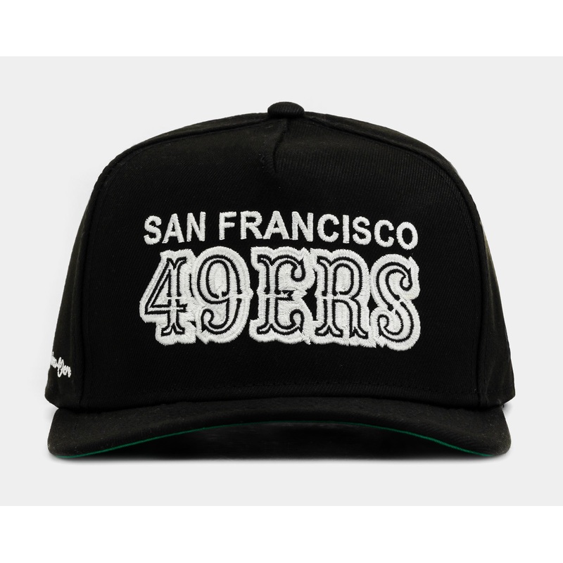 Exclusive San Francisco 49ers Chrome 950AF Snapback Mens Hat (Black/White)