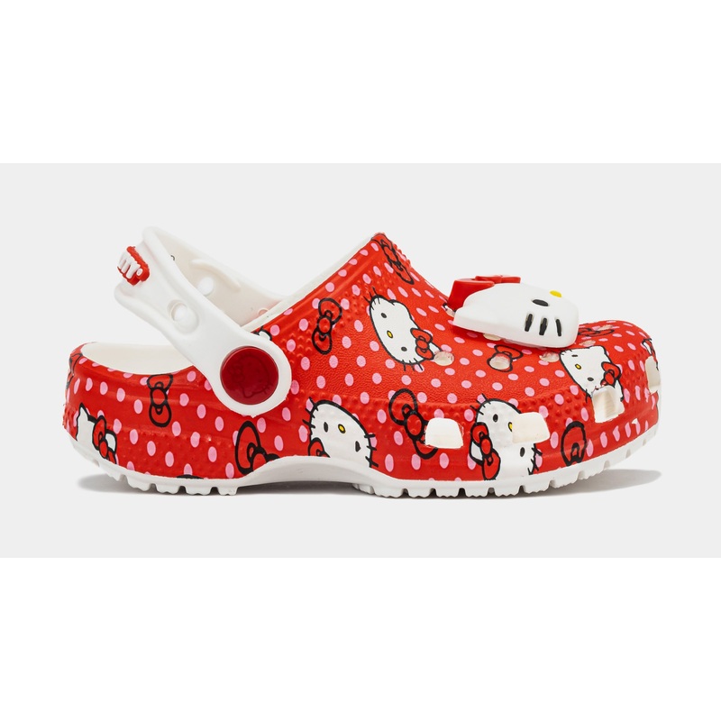 Hello Kitty Classic Clog Infant Toddler Sandals (Red) Free Shipping