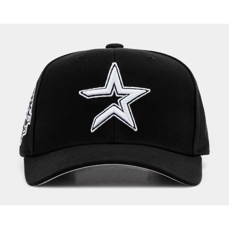 Houston Astros Snapback Mens Hat (Black/White)