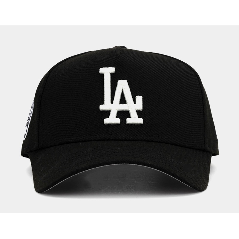 Los Angeles Dodgers Chrome Logo 9Forty Snapback Mens Hat (Black/White/Black)