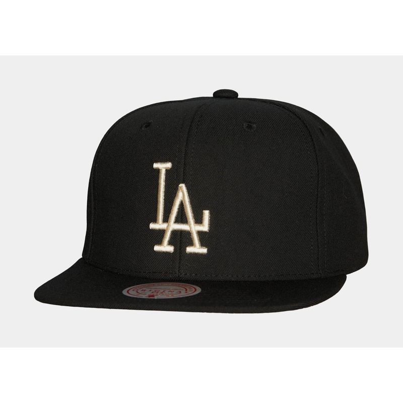 Los Angeles Dodgers Classic Snapback Mens Hat (Black/White)