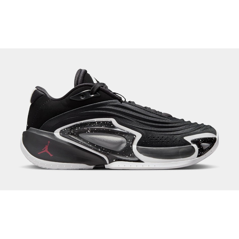 Luka 3 Speedway Grade School Basketball Shoes (Black/White/Smoke Grey)
