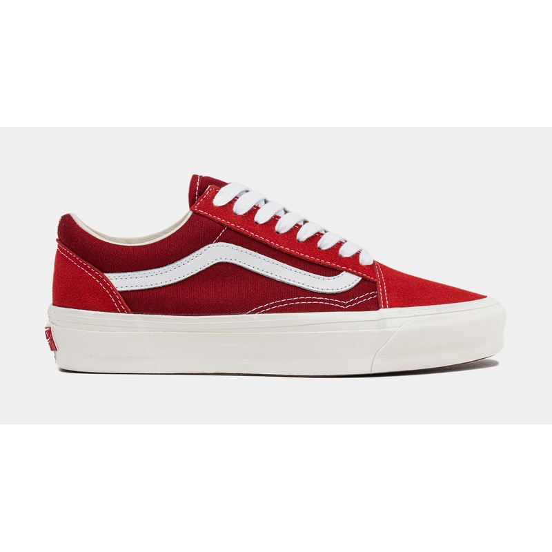Lux Old Skool Mens Lifestyle Shoes (Red/White)