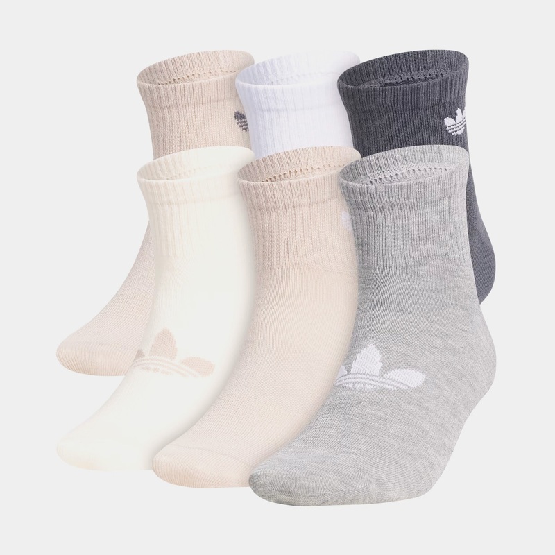 Original Superlite 6 Pack Quarter Mens Socks (Beige/Onix/Wonder White)