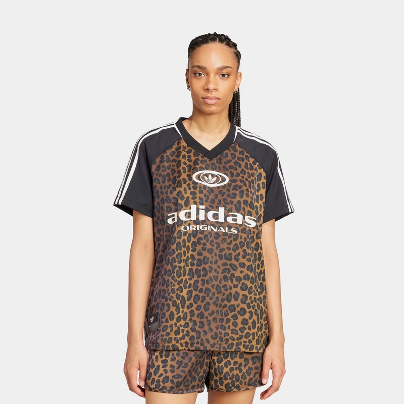 Originals Leopard Football Womens Jersey (Multi Color/Bronze Strata)
