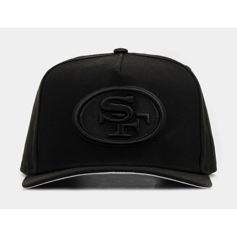 San Francisco 49ers 950AF Snapback Mens Hat (Black/Black)