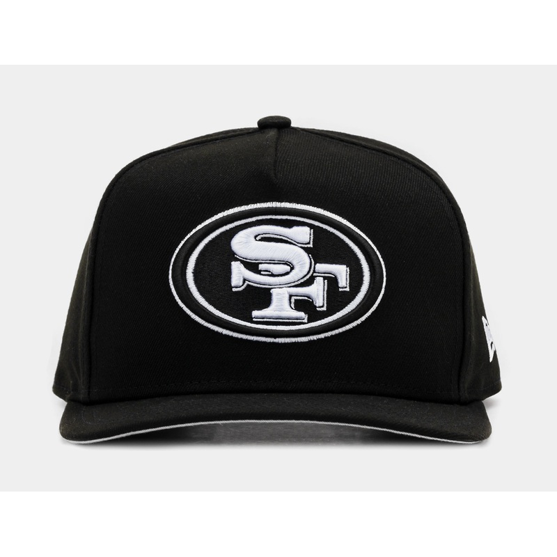 San Francisco 49ers 950AF Snapback Mens Hat (Black/White/Black)