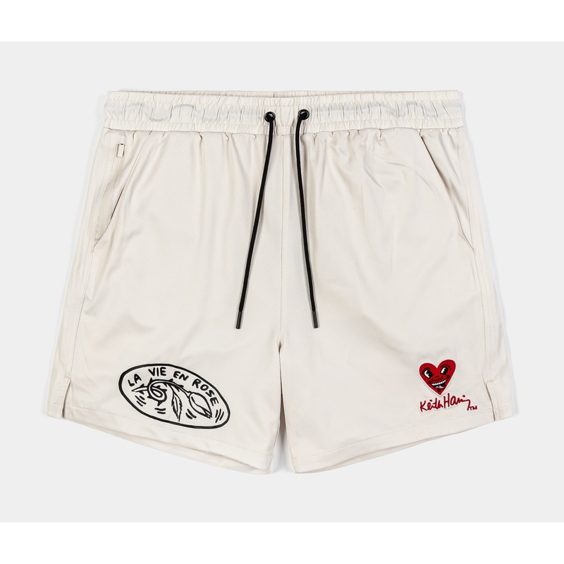SP x Keith Haring Art Hybrid Mens Shorts (Beige/Red)