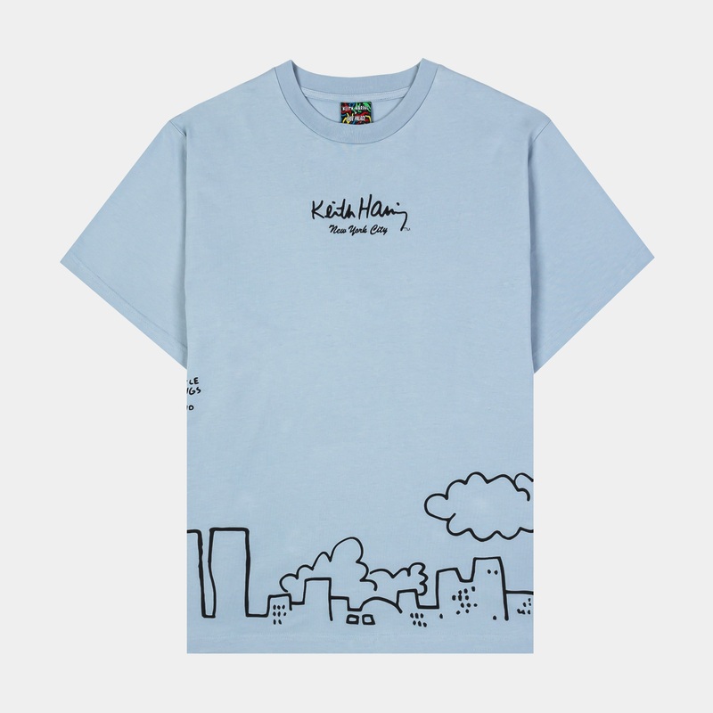 SP x Keith Haring View Mens Short Sleeve Shirt (Blue)