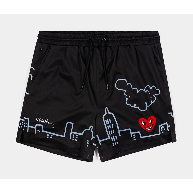 SP x Keith Haring Views Hybrid Mens Shorts (Black/Blue)
