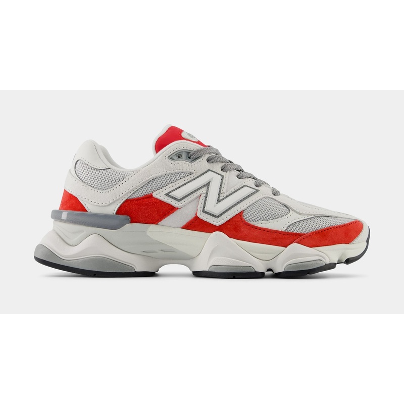 9060 Mens Running Shoes (White/Grey/Red)