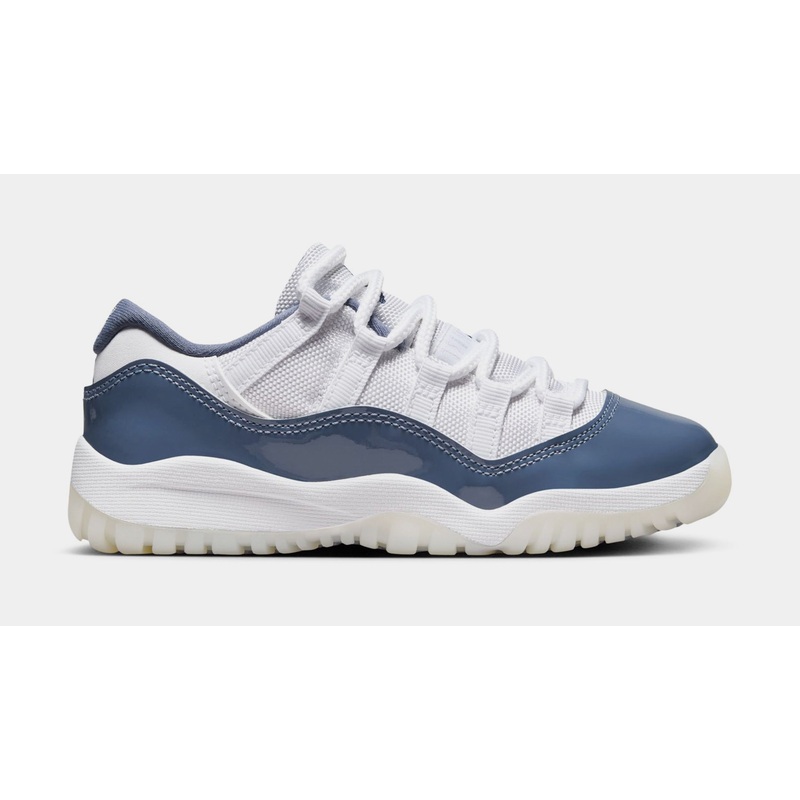 Air Jordan 11 Retro Low Diffused Blue Preschool Lifestyle Shoes (Diffused Blue/White/Midnight Navy)