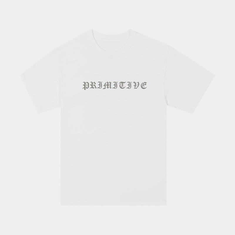 Chopper Mens Short Sleeve Shirt (White/Black)