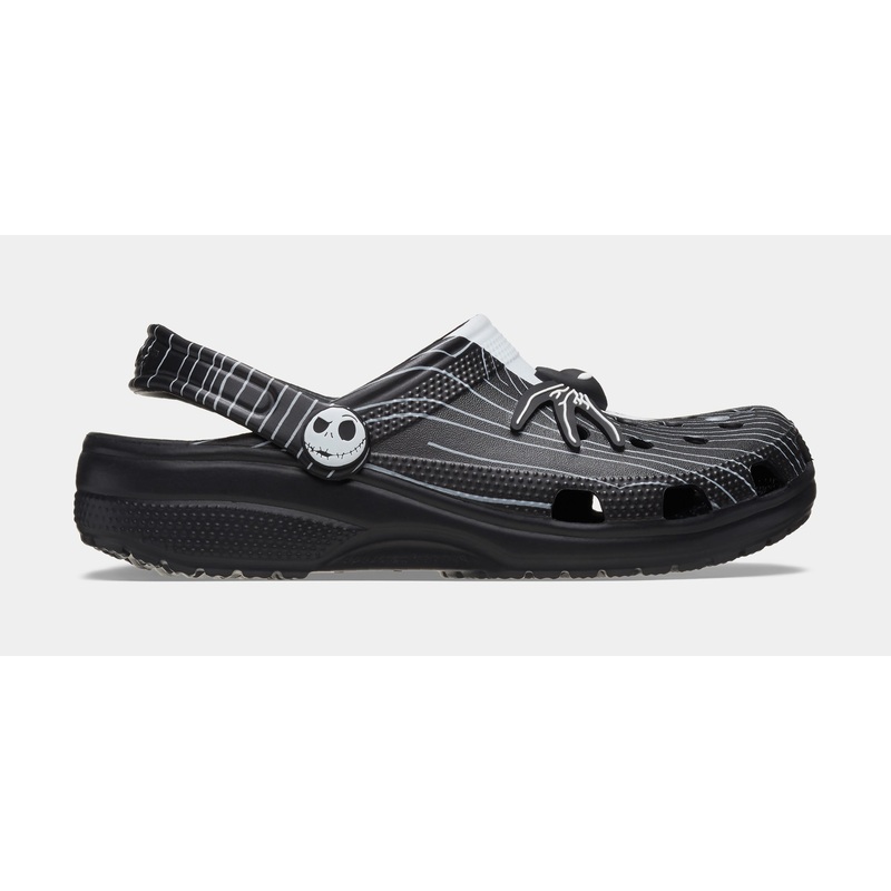 Disney Nightmare Before Christmas Classic Clog Mens Sandals (Black/White)