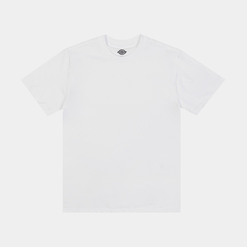 Heavyweight Crew Mens Short Sleeve Shirt (White)