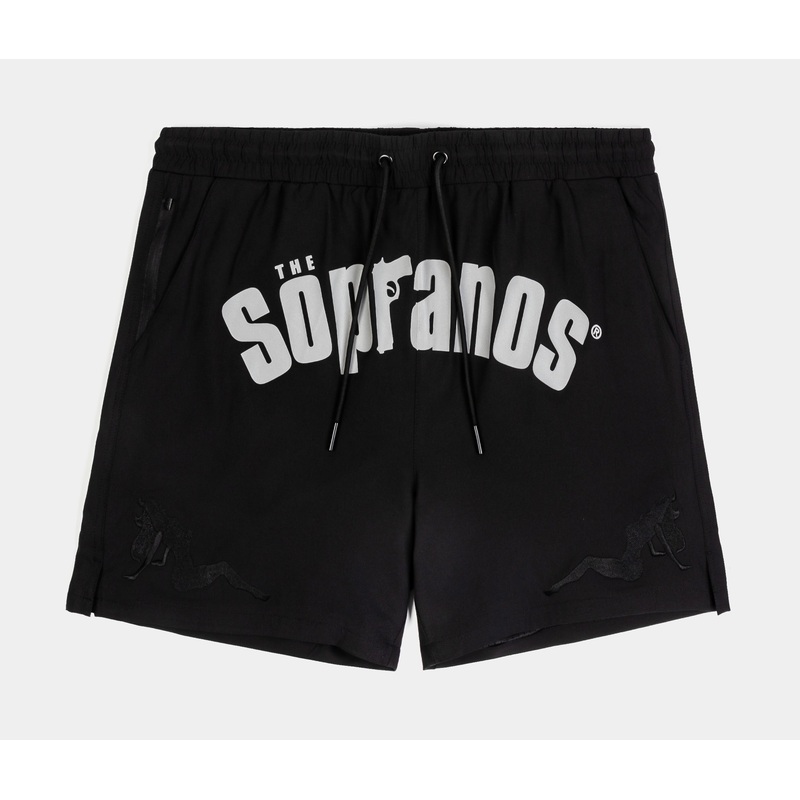 SP x Sopranos Cross Hybrid Mens Shorts (Black/Grey)