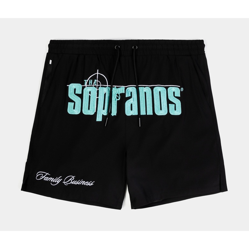 SP x Sopranos Logo Hybrid Mens Shorts (Black/Blue)