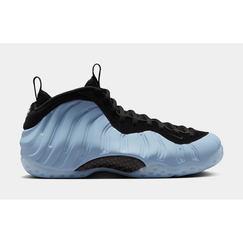 Air Foamposite One Mens Basketball Shoes (Psychic Blue/Black) Free Shipping